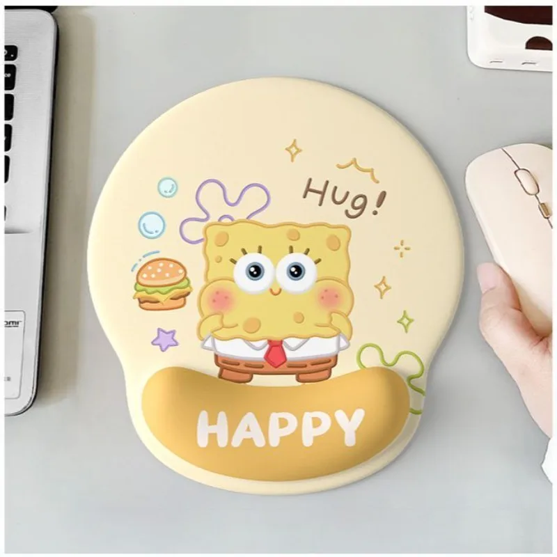 Laptop Accessories For Wrist Support - Alas Mouse Anti-Selip Bergambar SpongeBob yang