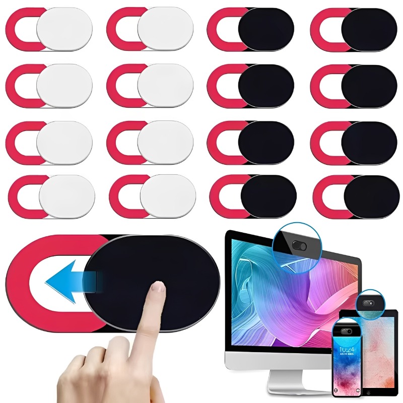 Laptop Accessories Stickers - 1/5/10 Buah Stiker Webcam Privasi Geser