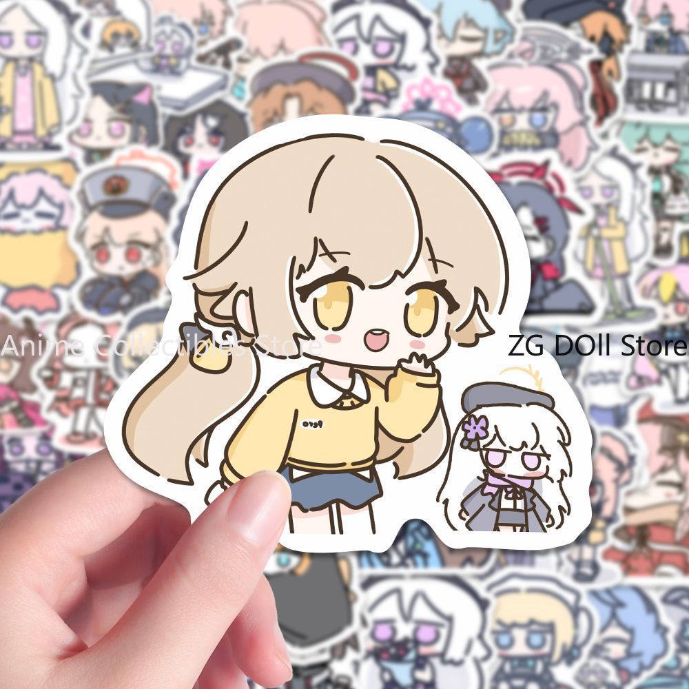 Laptop Accessories Stickers - 80 Buah Stiker Anime Blue Archive