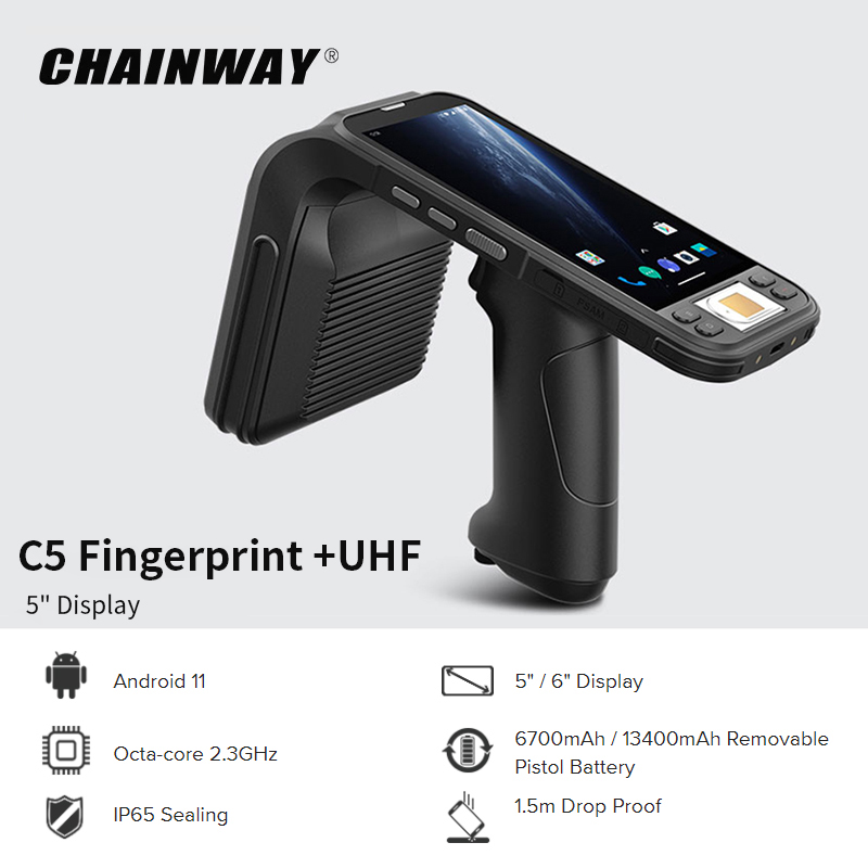 Chainway C5 IP65 PDA Genggam T - Fingerprint Reader Usb ulasan dan harga