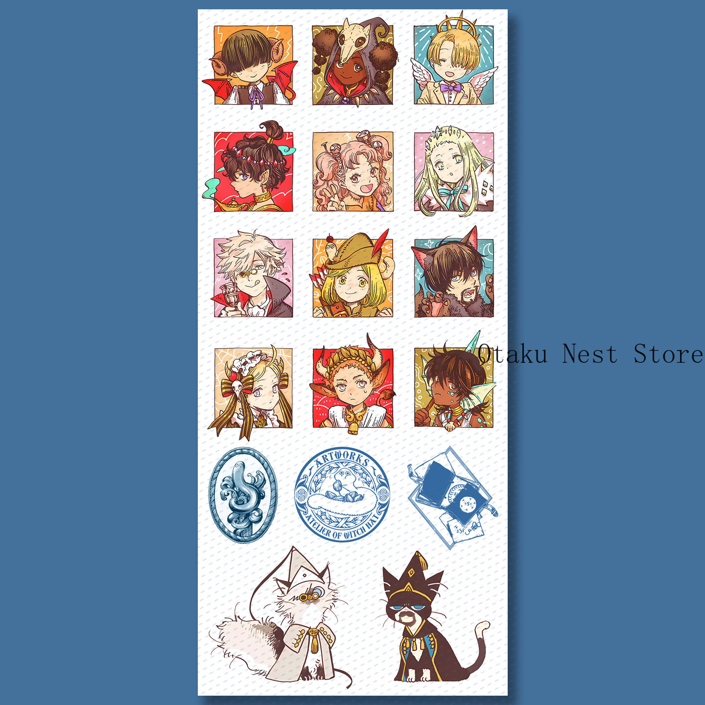 Topi Penyihir Anime Atelier Co - Laptop Accessories Stickers ulasan dan harga