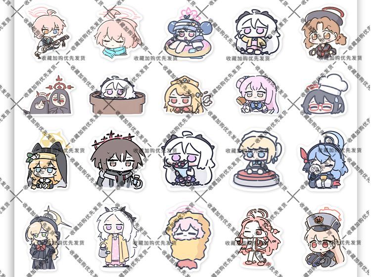 80 Buah Stiker Anime Blue Arch - Laptop Accessories Stickers ulasan dan harga