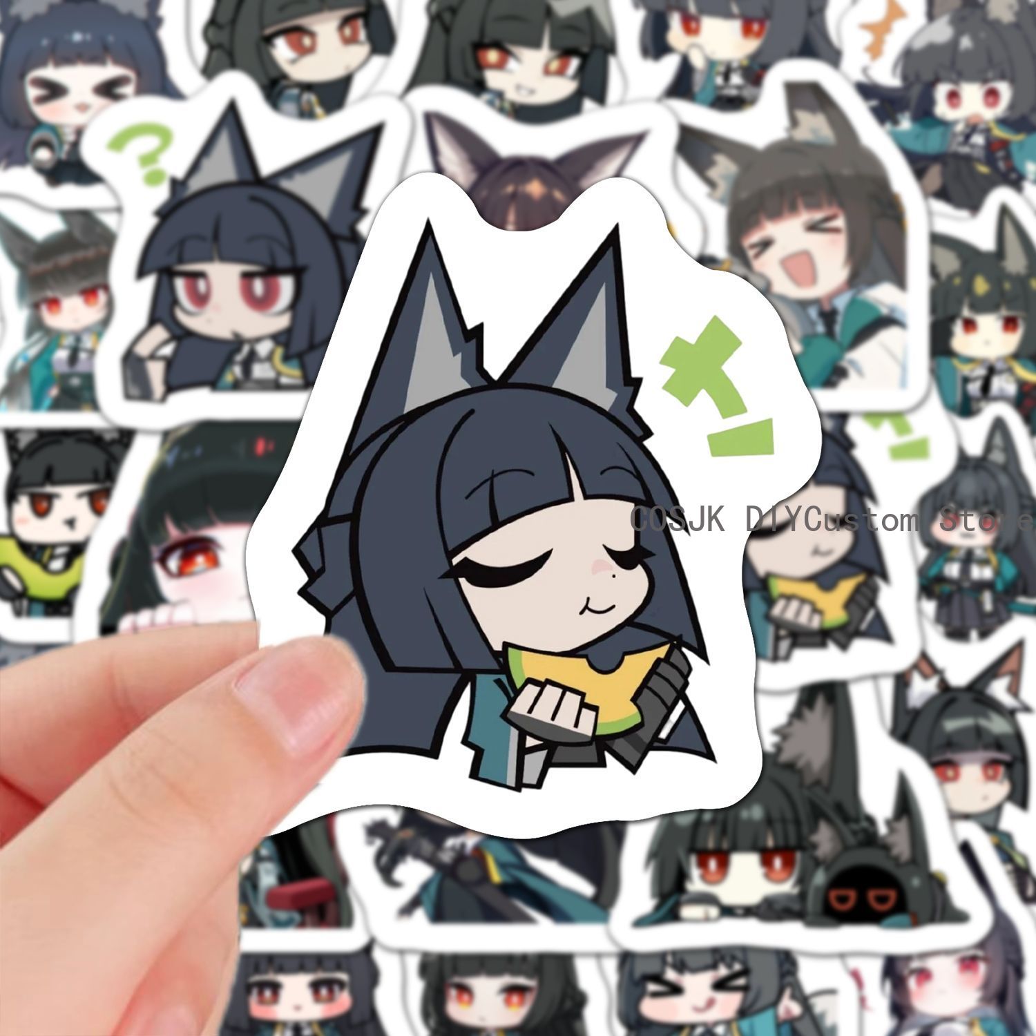 60 Buah Stiker Anime Versi Q Z - Laptop Accessories Stickers ulasan dan harga