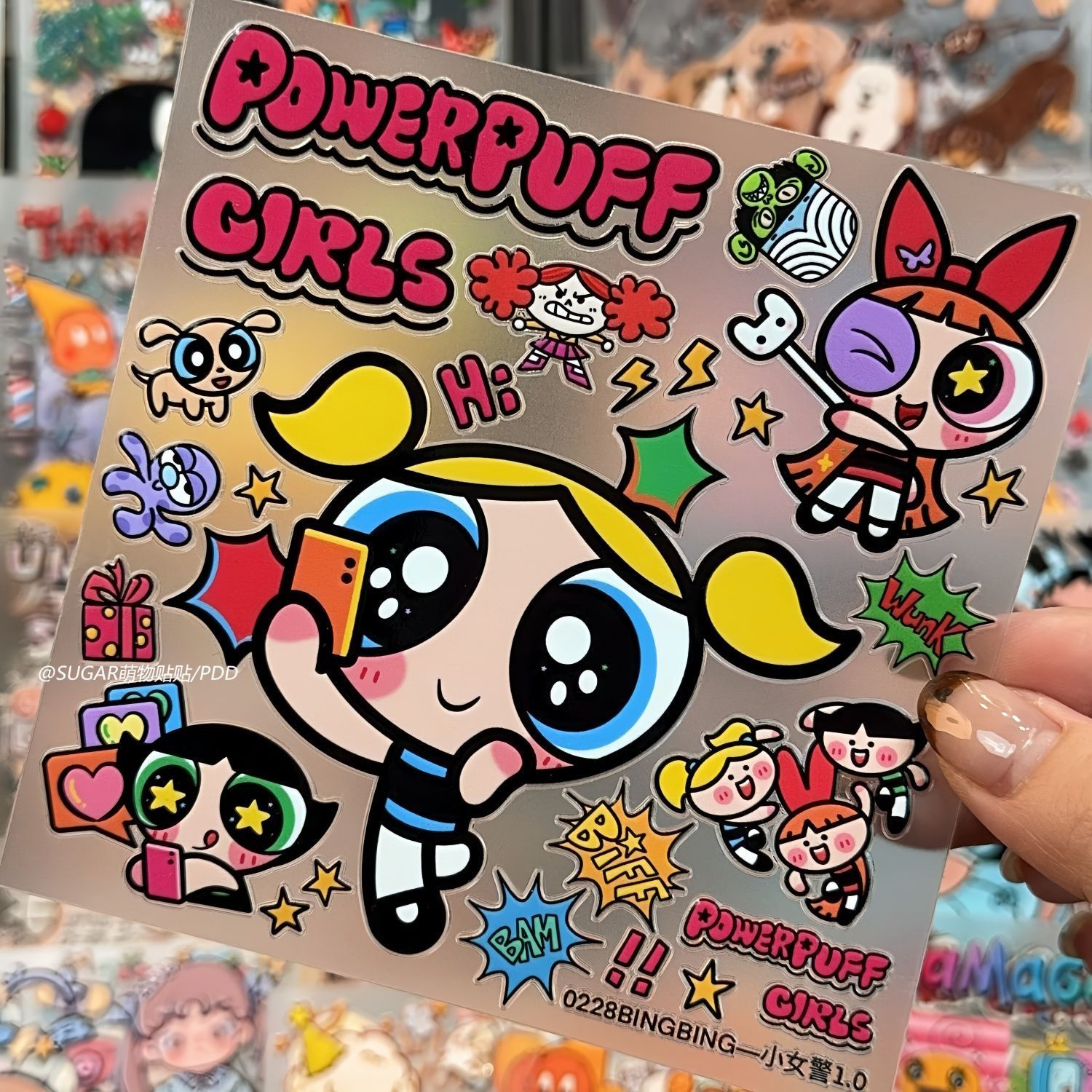 Stiker Karakter Powerpuff Girl - Laptop Accessories Stickers ulasan dan harga