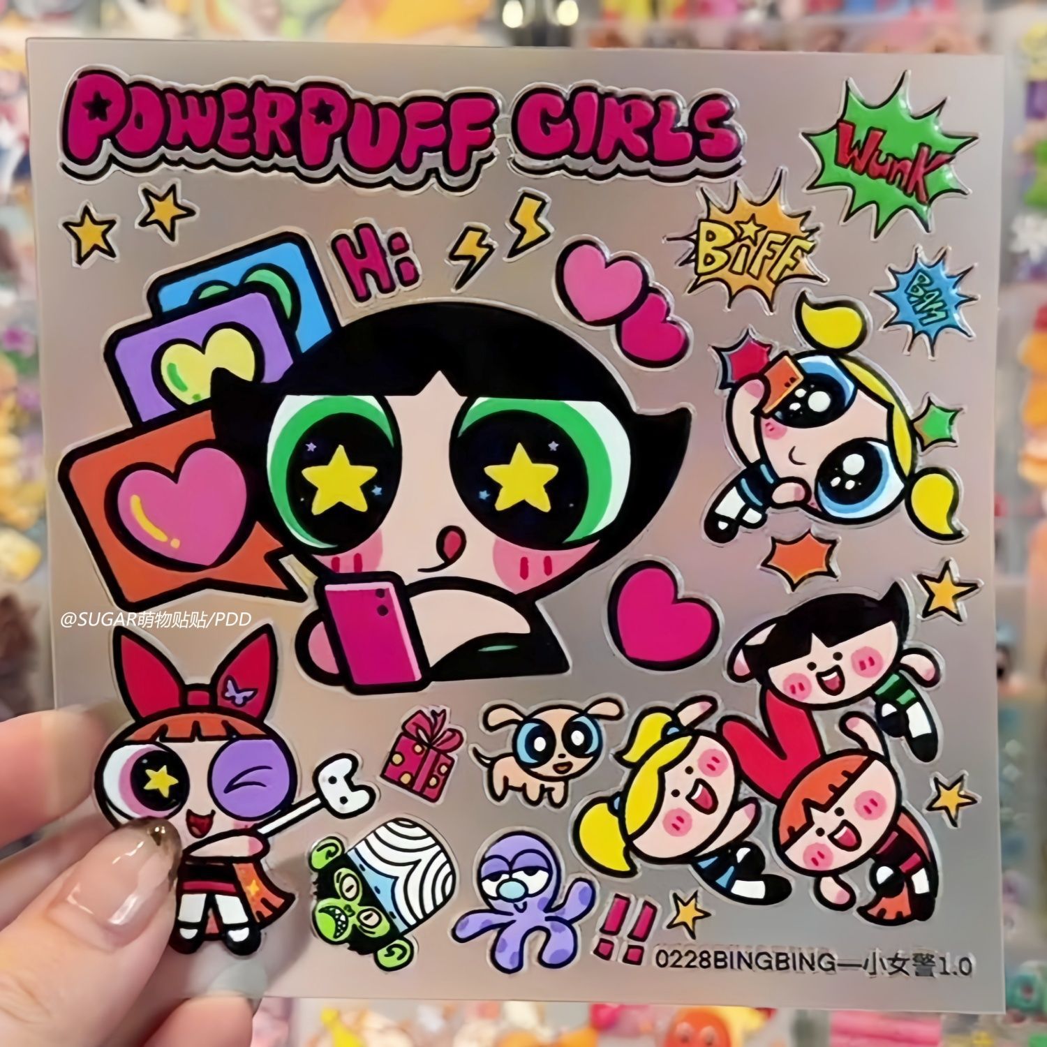 Stiker Karakter Powerpuff Girl - Laptop Accessories Stickers ulasan dan harga