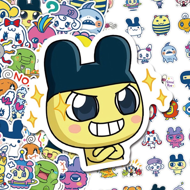 Stiker Tamagotchi Jepang Hewan - Laptop Accessories Stickers ulasan dan harga
