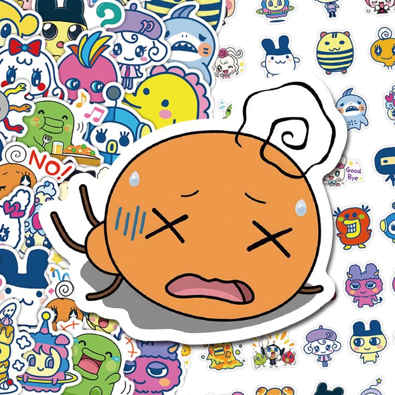 Stiker Tamagotchi Jepang Hewan - Laptop Accessories Stickers ulasan dan harga