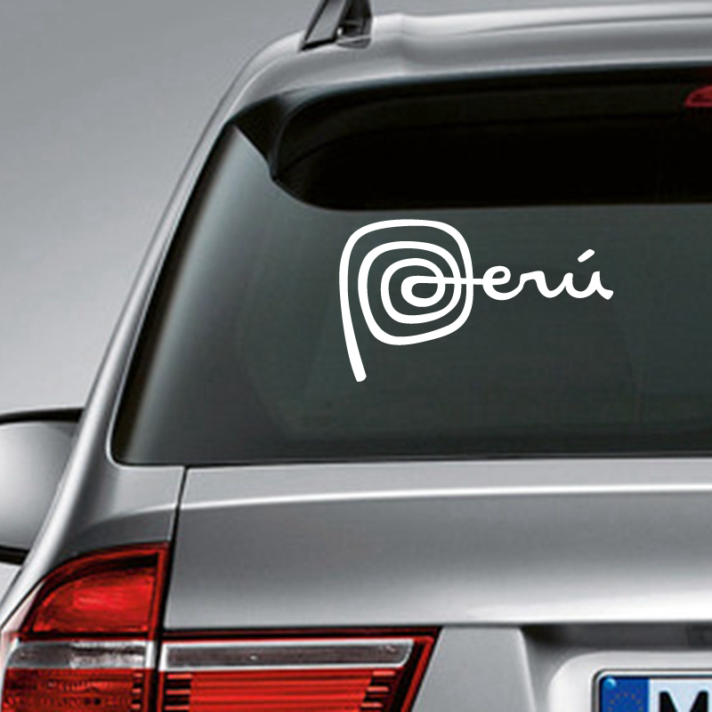 Stiker Seni Vinil Logo Peru St - Laptop Accessories Logo ulasan dan harga