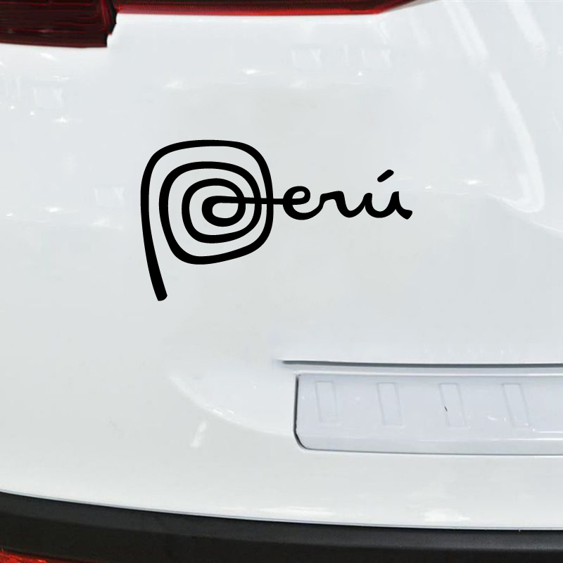 Stiker Seni Vinil Logo Peru St - Laptop Accessories Logo ulasan dan harga