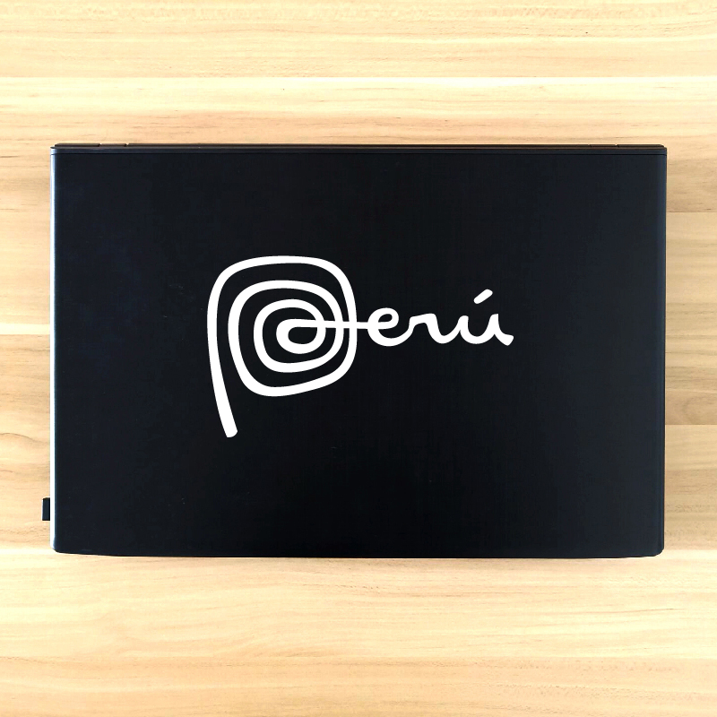 Stiker Seni Vinil Logo Peru St - Laptop Accessories Logo ulasan dan harga