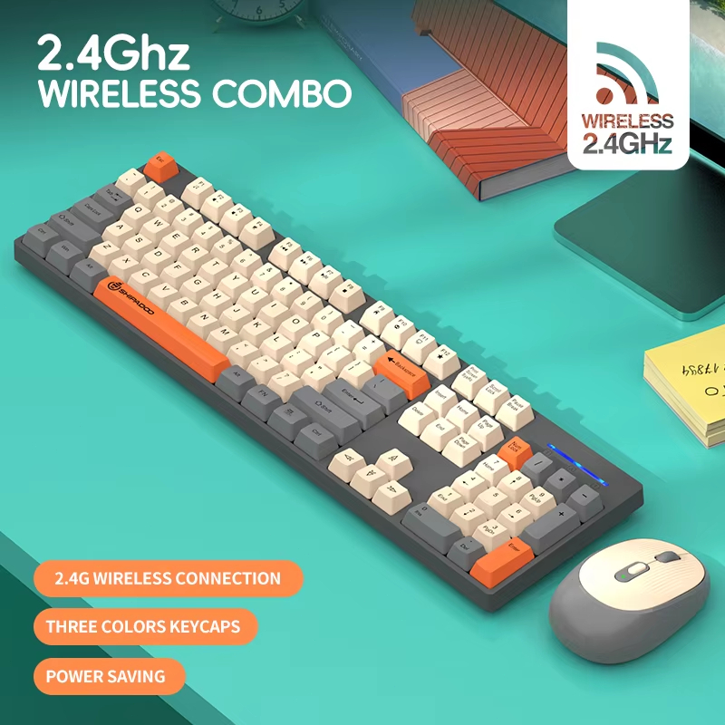 Shipadoo 2.4G Keyboard dan Mou - Laptop Accessories Combo Set ulasan dan harga