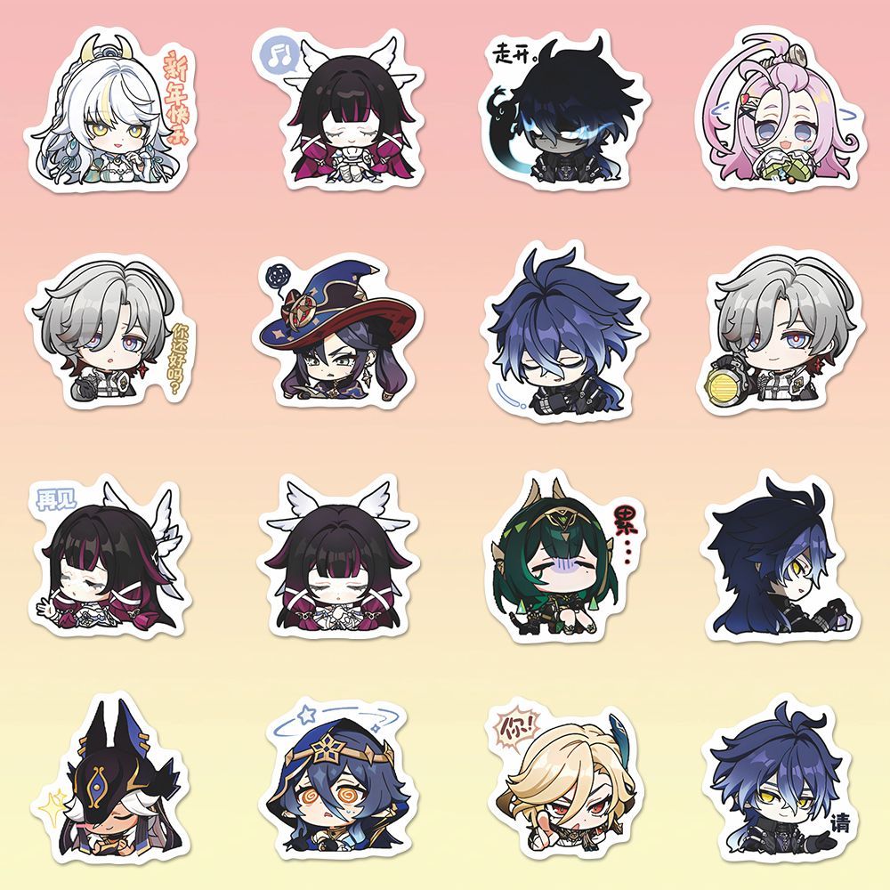 64 Buah Stiker Anime Genshin I - Laptop Accessories Stickers ulasan dan harga